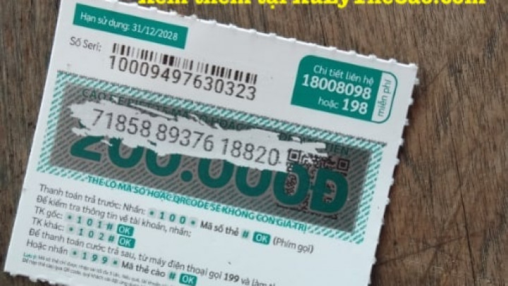 Cách ăn cắp thẻ cào khó cãi