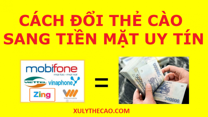 HƯỚNG DẪN ĐỔI THẺ CÀO MOBIFONE THÀNH TIỀN MẶT